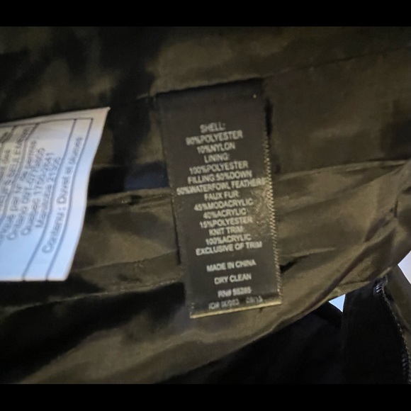 Express Black Down Coat - Picture 4 of 5